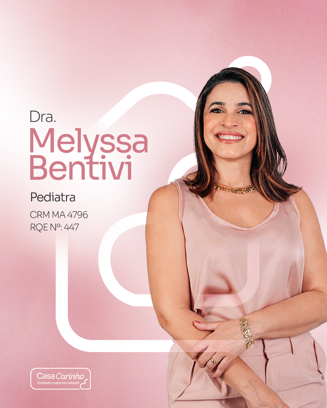 Retrato profissional da Dra. Melyssa Bentivi